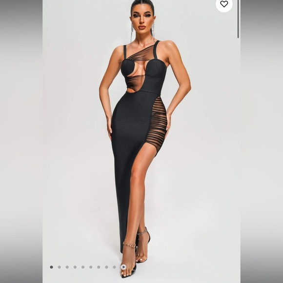 Black Maxi Dress - Picture 2 of 9